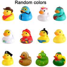 Glowing Hoopless Duck Bath Toy Set, Shiny Colorful Floating Bathtub Toys, Excellent Gift For Bathroom Water Play And Pool Party - Multicolor - View 4