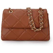 Quilted Crossbody Bags Women Small Shoulder Bags With Chain Clutch Cute Designer Bag - màu đen - Xem 2