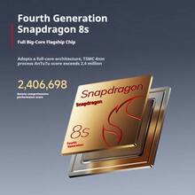 Xiaomi Redmi Turbo4 Pro 智能手机：骁龙 8s Gen4（4nm）、7550mAh 高容量电池，持久续航，6.83 英寸护眼显示屏，3D 冰冷散热系统，仅支持英语和中文。