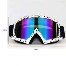 1pc KTM Motorcycle Ski Goggles, Outdoor Sports Glasses, Adult Cycling Goggles, Snowmobile Goggles, Mountaineering Goggles, Winter Skiing Snow Goggles - Multicolor - View 1
