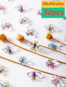 10 Piezas/30 Piezas/50 Piezas/100 Piezas Varios Mini Adornos de Abeja 3D de Resina, Accesorios de Arte de Uñas de Insecto Amarillo de Dibujos Animados Kawaii Sin Olor de Respaldo Plano, Accesorios de Uñas de Alas Amarillas Pequeñas de Estilo Multicolor Transparente de Gelatina Adecuados para Mujeres Manicura DIY, Salón de Uñas, Scrapbooking y Manualidades, Decoración de Abeja Serie de Medio Oriente Estilo Japonés y Coreano Suministros de Uñas Encantos de Uñas Gemas de Uñas