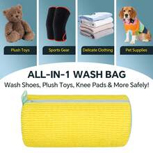 Shoe Washing Bag For Washing Machine, Laundry Wash Bag For Washer And Dryer, Reusable Shoe Washing Bag For All Shoe Types And Sizes, Makes Housework Easier