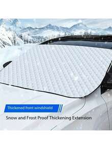Ganzjährige Windschutzscheiben-Schneeabdeckung - Ideal zum Enteisen und Abtauen, Frontfenster-Sonnenschutz-Zubehör für das ganze Jahr