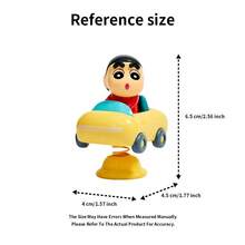 蜡笔小新新次元汽车装饰品 - 桌面/工作站/汽车摆件，摇摆娃娃盲盒，可爱礼物（淘气小新） - 彩色 - 查看 6