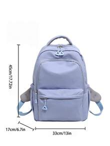 Mochila para portátil de gran capacidad para mujeres, mochila casual clásica para el día, mochila universitaria ligera para la escuela, para chicas y chicos, mochila para la escuela secundaria y preparatoria, adolescentes y niños, mochila antirrobo para portátil de 15.6 pulgadas, bolsa de trabajo, mochila de viaje, bolsa escolar. Se envían al azar las versiones nuevas y antiguas.