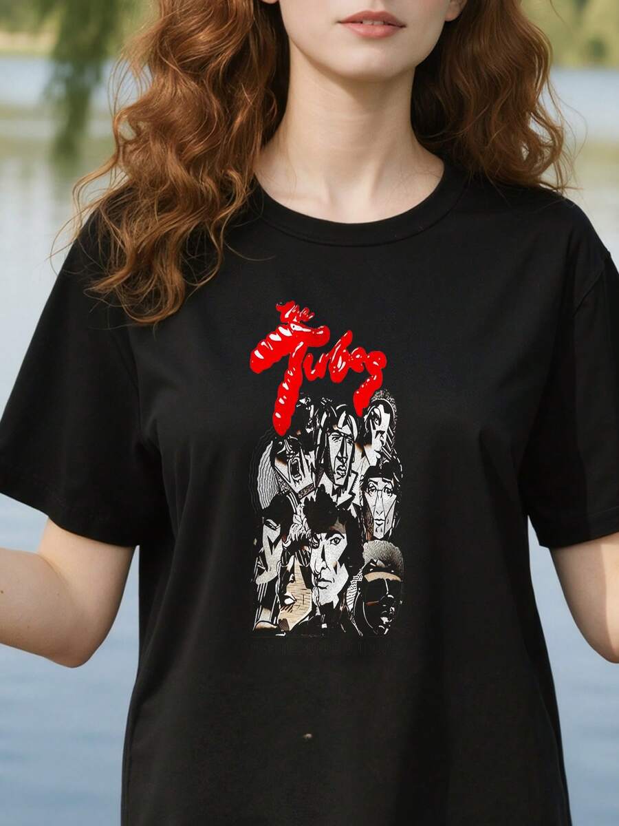 The Tubes White Punks On Dope Rock New Wave Music Gift Tee T Shirt 1960 - 黑色 - 查看 1