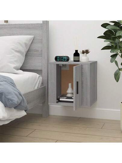 VidaXL TV Wand Unit 40x34.5x40 Cm Grijs Sonoma Oak view 4