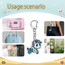 Tokidoki Keychain 12PCS Unicorno Keychain Tokidoki Pendant Keychain Cute Acrylic Pendant Fashion Accessory Bag For Women - Pink - View 4