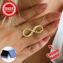 1pc S925 Sterling Silver Custom Name Necklace - Personalized Jewelry With Cursive/Script Fonts - Ideal Gift For Girlfriends, Besties & Self - Perfect For Birthdays, Anniversaries & Daily Chic Outfits