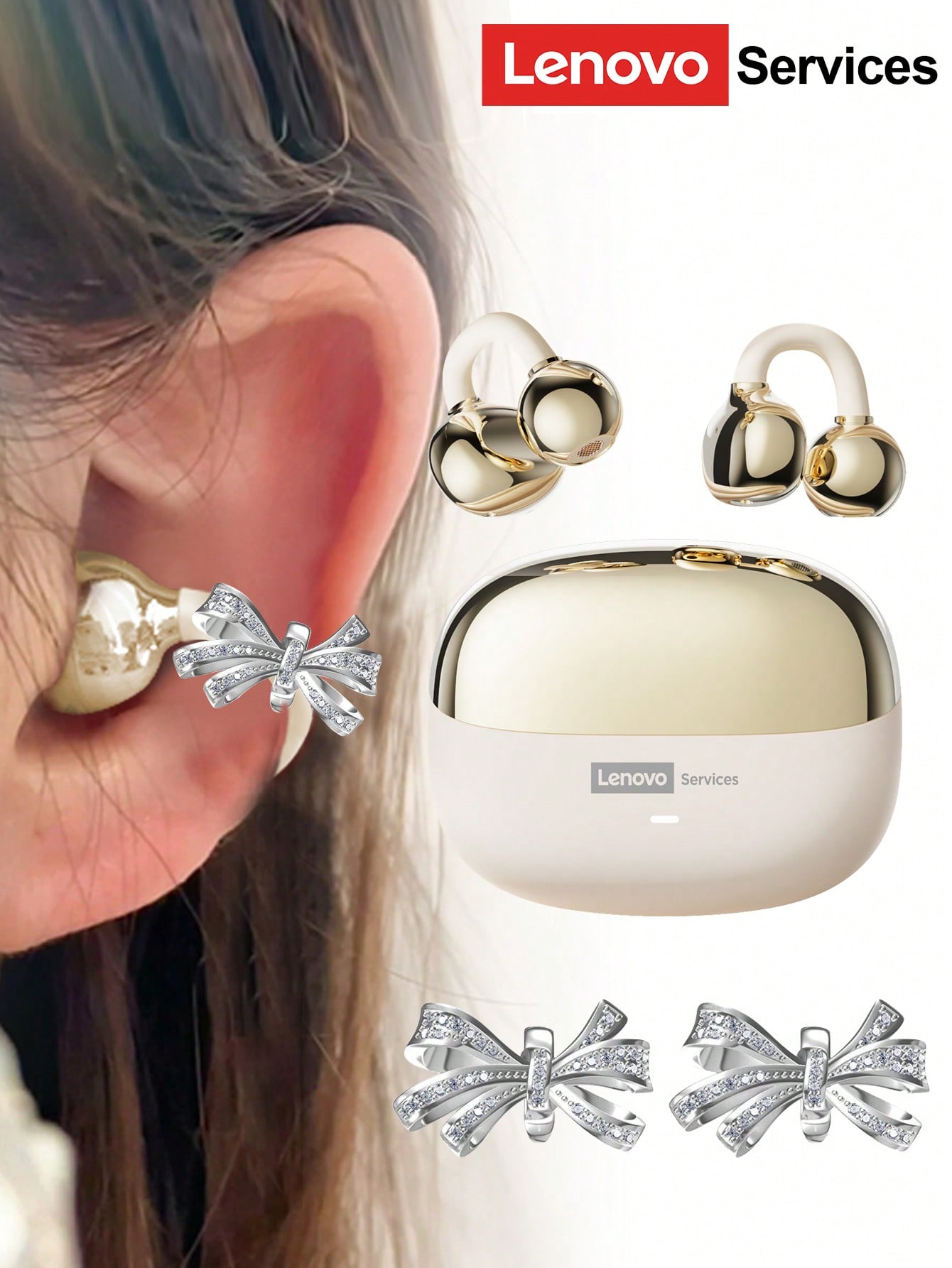 Lenovo سماعات بلوتوث موضة من ليونوفو LE302 مع إكسس...