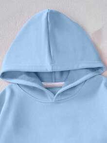 1PC Girl Literary Ocean Style Sea Turtle Print Hooded Sweatshirt, Soft And Comfortable, Spring Autumn Daily Leisure Wear