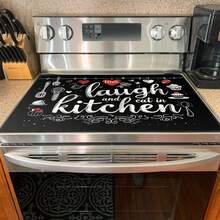 1 片 20.5*28.5 英寸电炉垫，燃气灶台面保护垫，耐热、防刮、高吸水性、防滑、易清洁，保护电炉、电磁炉、陶瓷炉灶台面。