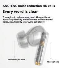 Monster无线蓝牙耳机，高品质降噪入耳式耳机，超长续航，运动耳塞，Monster中国包装 - 黑色 - 查看 4