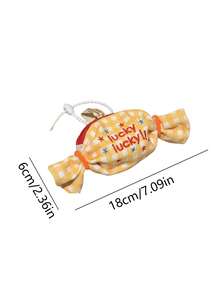 1 pezzo Portafoglio a forma di caramella colorata macaron - Mini borsa a pendente per auricolari, Portamonete multifunzionale in poliestere con chiusura a cordoncino, Portafoglio mini a forma di caramella colorata, Borsa portamonete carina per auricolari multifunzionale, Accessorio da appendere e custodia per auricolari - Design con angoli arrotondati, Borsa compatta con stampa divertente, Custodia alla moda e durevole per tutte le stagioni, Perfetto regalo per Natale, Ognissanti e compleanni