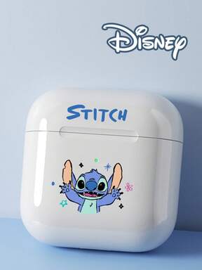 سماعات أذن لاسلكية TWS Bluetooth 5.0 من   & ، وقت تشغيل 60 ساعة، زمن انتقال منخفض، جودة صوت عالية الدقة، حافظة شحن قابلة للتخصيص، ملاءمة مريحة للاعبي الألعاب، محبي الموسيقى، هدايا لمحبي ديزني، تصميم خفيف الوزن للغاية للتنقل اليومي، الرياضة، السفر، الدراسة، خيارات اللون الوردي والأبيض والكريمي، منتج مرخص رسميًا من