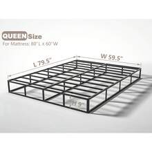 5 7 9 Inch Metal Box Spring For Queen Bed – Base De Cama Queen / Cama King Size, Heavy Duty Beds Frame, 3000 Lbs Capacity, Low Profile Mattress Foundation, Noise-Free, Easy Assembly,Camas Queen Modernas,Cama Full,Camas Queen Modernas,Room Decor,Furniture,Christmas,Furniture Living Room,Living Room Decor,Room Decoration Stuff - 9吋高 - 查看 10