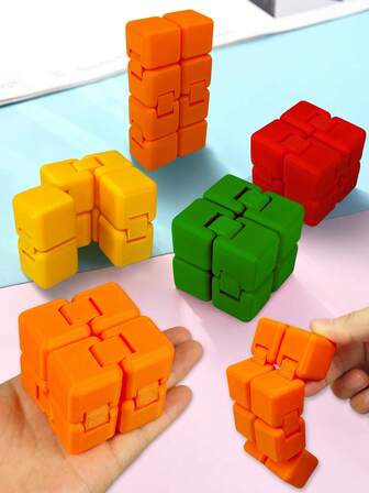 Decompression Flip Cube Creative Macaron Decompression Toy Suitable For Boys And Girls Birthday Gifts, Christmas Gifts, Gift Box Fillers, Children's Prizes, Party Gifts