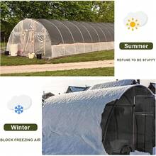 LOVE STORY 6x12FT 55% Black Shade Cloth Sun Shade Net With Grommets Sunblock Net Mesh Tarp For Garden,Plants Cover,Greenhouse And Patio