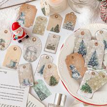 Zestaw 30 naklejek z serii "Boże Narodzenie – Wyznanie" w stylu vintage, do scrapbookingu, prowadzenia dziennika, dekoracji DIY - Wielokolorowe - Zobacz 2