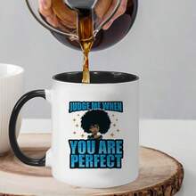 1PC11 Oz Ceramic Coffee Cup - Hand Washable Only, Bisphenol A Free, Insulated, Reusable, Cute Cat Printed Coffee Cup, Suitable For Multiple Uses - Perfect Gift For Cat Enthusiasts On Christmas, Thanksgiving, Valentine's Day, Father's Day, And Mother's Day, Ideal For Juice, Milk, Coffee - Perfect Birthday And Holiday Gift For Family, Gift For Him, Funny Mug