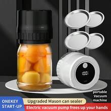 HYUNDAI Electric Vacuum Sealer Kit For Wide Mouth And Regular Mouth Mason Jars - Multicolor - View 1