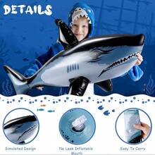 Rainbow Dolphin Inflatable - Vibrant, Colorful Dolphin With Sparkling Stars And Lively Rainbow Design, Perfect For Beach, Pool And Party Decoration, Beach Party Accessory | Lively Design | Durable Inflatable, Rainbow Float, Inflatable, Pool, Floating, Water Float, Beach, Adult, Lounge Chair, Summer, Party, Hammock - Multicolor - View 5