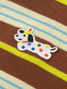 Balabala 2026 Autumn New Tween Boy Cotton Striped Single-Breasted Knit Cardigan - Green Tone - View 5