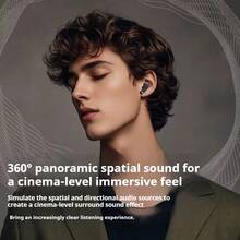 Monster无线蓝牙耳机，高品质降噪入耳式耳机，超长续航，运动耳塞，Monster中国包装 - 黑色 - 查看 6