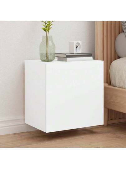 VidaXL TV Wand Unit 40.5x30x40 Cm, Finished Wood, Wit