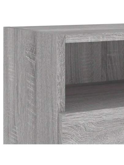 vidaXL TV Wall Units 2 Pcs 80x30x30 Cm Processed Wood Gray Sonoma Oak view 11