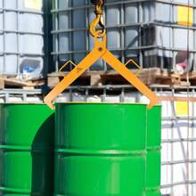 YUNRUX New Yellow Vertical Drum Clamp, Barrel Lift Drum Lifter, Oil Barrel Lifting Plier, Max. Load Capacity: 0.6T/ 1322.77lbs CNCEST - Multicolor - View 5