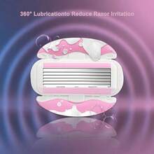 Rasoir pour femmes, un rasoir spécial pour l'épilation des femmes, avec une bande apaisante et hydratante et une poignée antidérapante. La lubrification à 360° réduit les irritations pendant l'épilation. Convient pour le visage, les bras, les jambes, les mains et les aisselles. C'est un épilateur pour le corps entier des femmes, un épilateur, un rasoir pour le visage, un rasoir, un épilateur facial, un épilateur pour les soins personnels, un outil de soins de la peau d'été, un rasoir de voyage pour le corps, et un article indispensable pour les festivals.