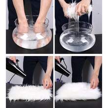 1pc Faux Fur Rug, Multiple Colors Available, 120cm Long X 60cm Wide, Non-Slip, Handwash & Machine Washable, Suitable For Autumn/Winter, Oval Shaped Carpet For Living Room, Bedroom, Bedside, Sofa, Wedding, Christmas, Fireplace, Dining Table, Outdoor Patio, Plush Soft Luxury Home Decor