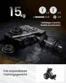Dumbbell - Svart - Visa 6