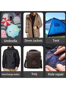 Large Sheet Down Jacket Cloth Stickers,Self-Adhesive Repair Patches For Down Jacket Hole Repair, Self-Adhesive Fabric Repair Patches, Direct Sticky Seamless Clothes Patch, Self-Adhesive Non-Marking Clothes Patches Stickers, Ripped Holes Repair Stickers, Adhesive Patches, Repair Subsidies, Washable - Multicolor - View 4