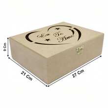 Shopping do MDF Storage And Organizer Bins - 米色 - 查看 3