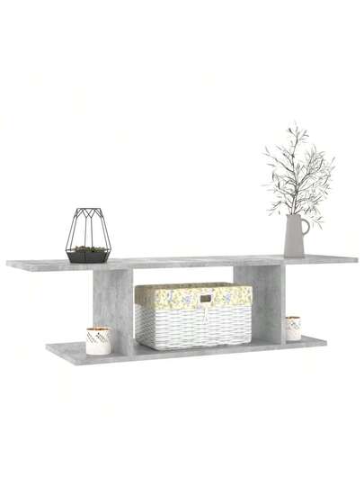 VidaXL TV Wand Unit 103x30x26.5 Cm Concrete Grijs view 3