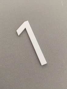 1 套 0-9 自粘彩色透明邮箱号码：酒店和办公室装饰门牌贴纸，金属饰面数字，耐用壁挂，适用于感恩节、万圣节、圣诞节房间装饰