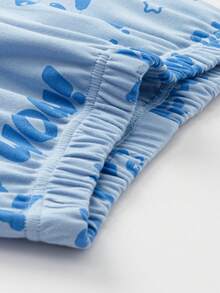 Balabala Kids Pajama Set Fall New Cotton Homewear - Blue Tint - View 8