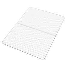 Tapete para silla de oficina de 91 x 122 cm para pisos alfombrados, protector de piso de plástico con tachuelas, antideslizante y fácil de limpiar, se desliza suavemente debajo del escritorio para oficina en casa (rectangular) - PVC rectangular de 36 x 48 pulgadas - Ver 8