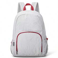 حقيبة ظهر خفيفة الوزن جديدة، حقيبة ظهر مقاومة للماء متعددة الاستخدامات، حقيبة ظهر كاجوال واسعة السعة بتصميم بسيط، حقيبة سفر خفيفة الوزن للخارج، حقيبة طالب عصرية