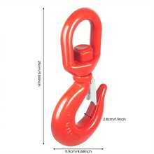 YUNRUX Lockable Swivel Hook, Heavy-Duty Swivel Hook, Lifting Hook With Safety Lock NEW - Multicolor - View 2
