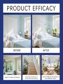 2pcs/Set Formaldehyde Removing Spray, Powerful Deodorizer, For New Homes, Offices, Freshens Air, Quickly Removes Formaldehyde, Decomposes Odors From Renovations, For Furniture, 24-Hour Continuous Formaldehyde Removal, Finds & Eliminates Formaldehyde Sources, 360° Whole-House Deodorizing For Cabinets, Walls, Wallpaper, Curtains, Sofas, Coffee Tables, Floors, Carpets, Bedding