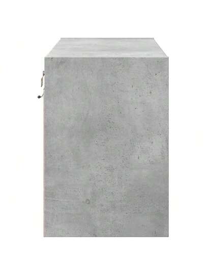 VidaXL TV Wand Unit LED Lighting 80x31x45 Cm Concrete Grijs view 7