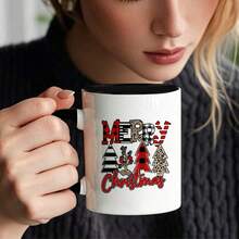 1PC11 Oz Ceramic Coffee Cup - Hand Washable Only, Bisphenol A Free, Insulated, Reusable, Cute Cat Printed Coffee Cup, Suitable For Multiple Uses - Perfect Gift For Cat Enthusiasts On Christmas, Thanksgiving, Valentine's Day, Father's Day, And Mother's Day, Ideal For Juice, Milk, Coffee - Perfect Birthday And Holiday Gift For Family, Gift For Him, Funny Mug