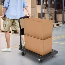 YUNRUX Food Service Carts & Trolleys - Black - View 8