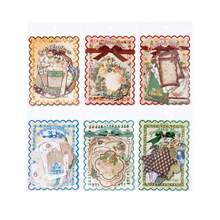 Zestaw 30 naklejek z serii "Boże Narodzenie – Wyznanie" w stylu vintage, do scrapbookingu, prowadzenia dziennika, dekoracji DIY - Wielokolorowe - Zobacz 7