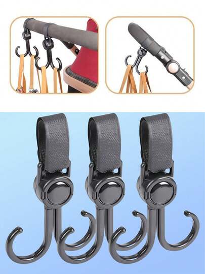 5个多功能挂钩加厚耐用挂钩适用于电动车送货车婴儿车摩托车自行车安全帽送货挂钩无需钻孔
