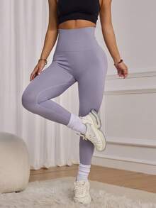 Colanți de yoga pentru femei, cu nervuri, groși, cu control al abdomenului, pentru sală, linii subțiri, pentru ridicarea feselor, antrenament, compresie