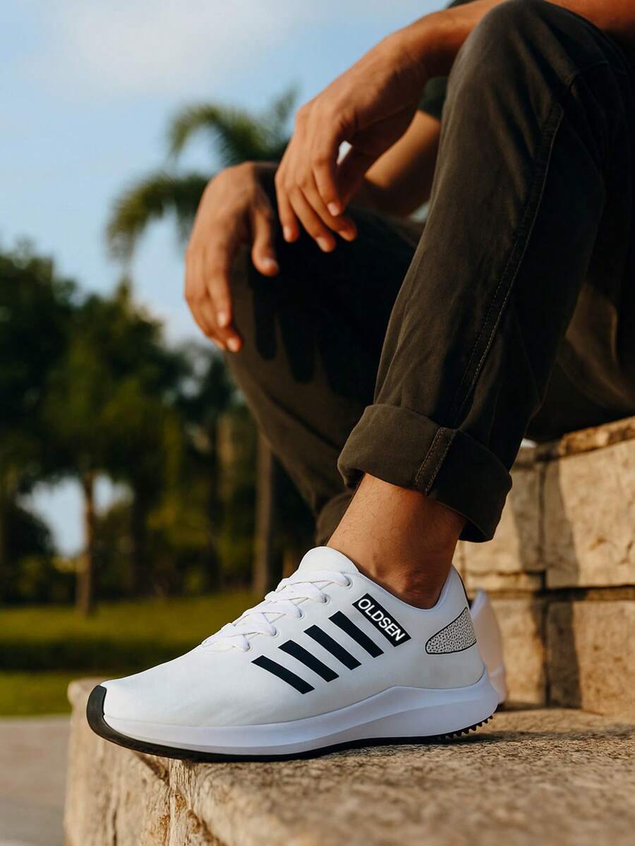 Cheap Men's Women's Casual And Sporty Sneakers Comfortable Soft For Gym Everyday Outdoor Gym And Fitness - 白色 - 查看 1